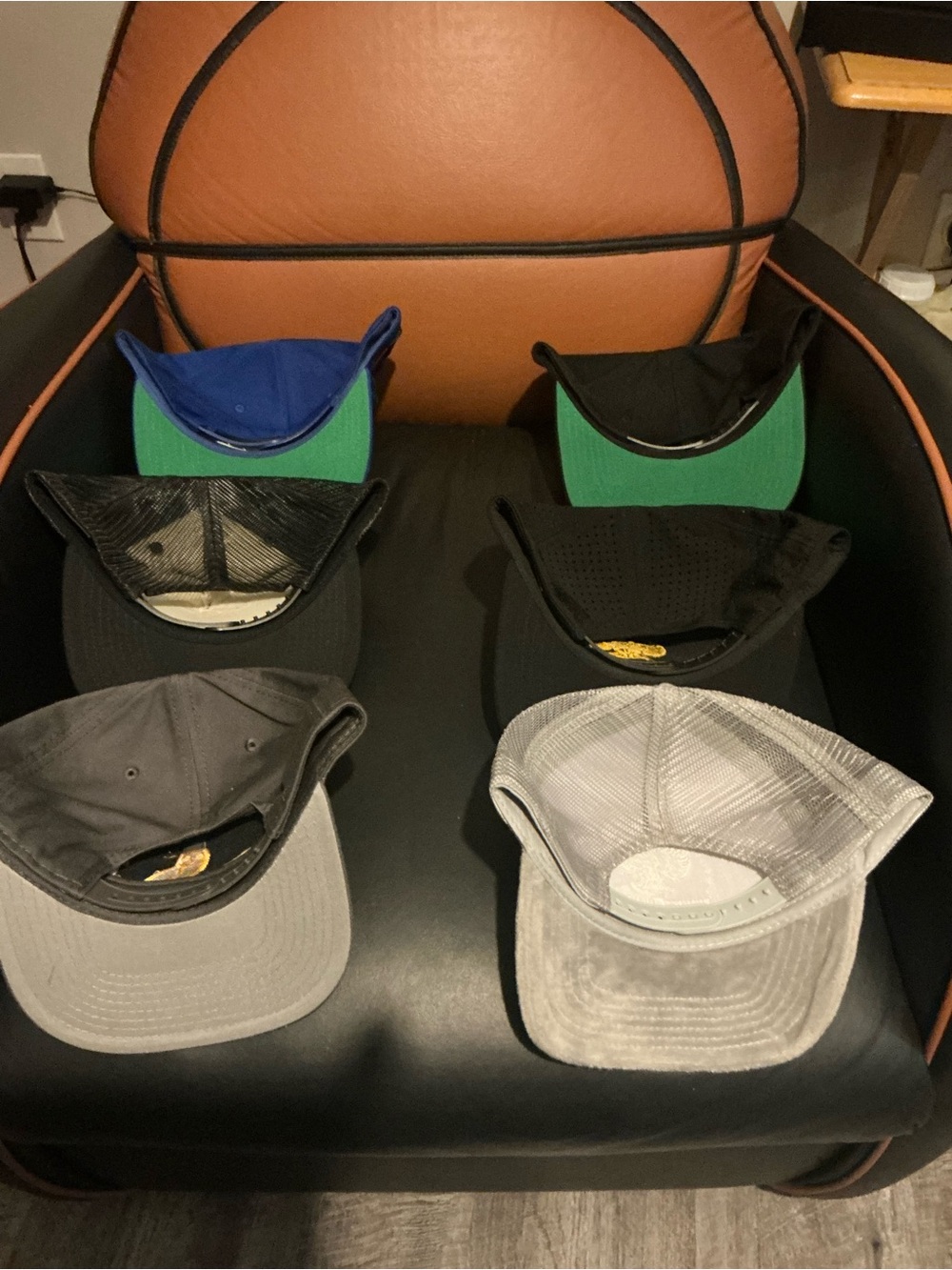 Gray Mesh-Back Baseball Cap - - Picture 5 of 5